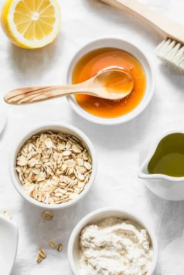 Oat meal face mask